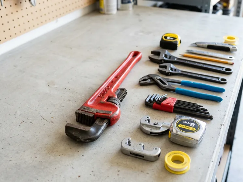 Professional plumbers in Lake City, MN equipped with top-tier tools for residential and commercial plumbing services.